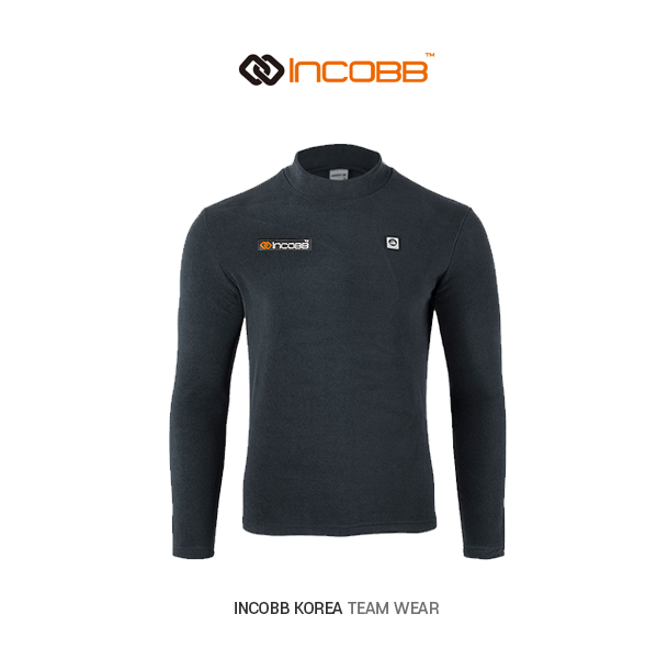 인코브(INCOBB KOREA) 팀웨어(TEAM WEAR) 하프넥 티셔츠(HALF NECK T-SHIRT) 차콜(CHARCOAL)