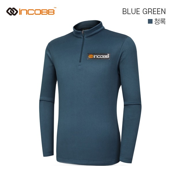 인코브(INCOBB KOREA) 팀웨어(TEAM WEAR) 집업 티셔츠(ZIP-UP T-SHIRT) 청록(BLUE GREEN)