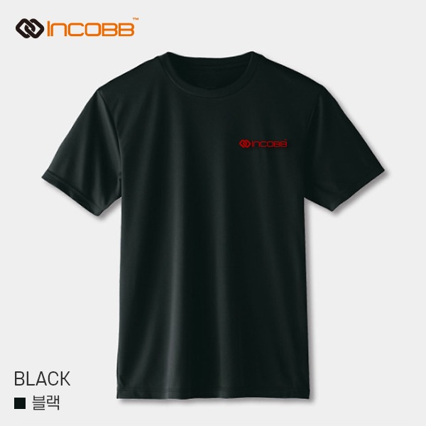 인코브(INCOBB KOREA) 팀웨어(TEAM WEAR) 쿨론 티셔츠(COOLON T-SHIRT) 블랙(BLACK)